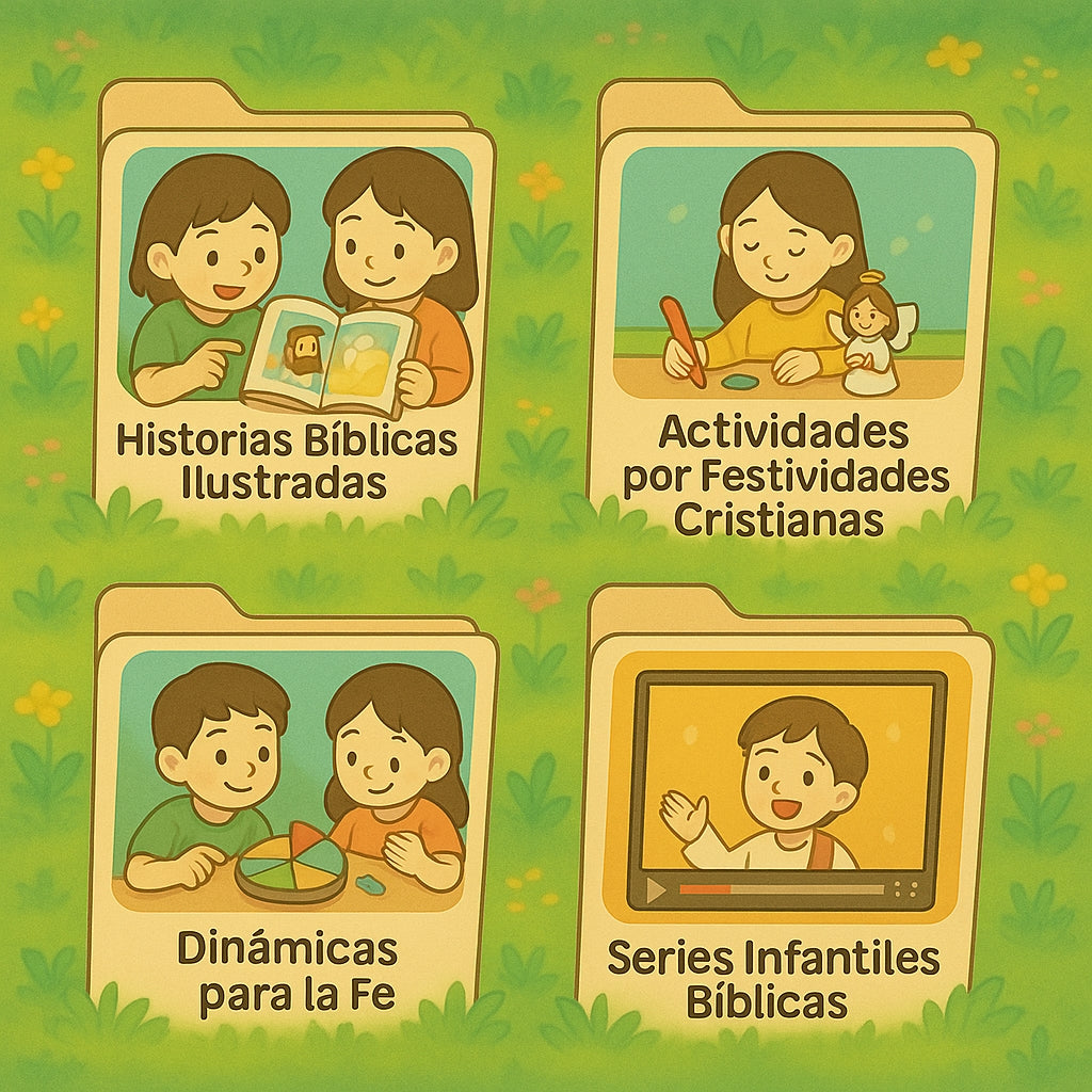 Megapack Digital de Actividades Cristianas +1000 actividades imprimibles para niños y jóvenes