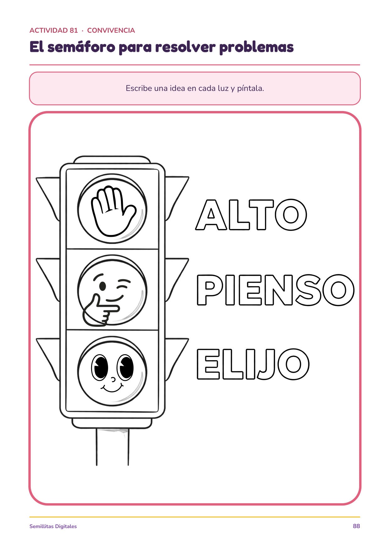 El semáforo para resolver problemas